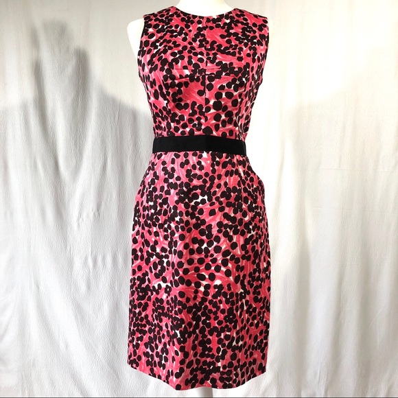 Milly of New York Dresses & Skirts - Milly of New York Pink & Black Print Sheath Dress
